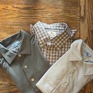 Lot of 3 Men’s Gen Teal shirts Brand new w/out tags 2 short 1 long sleeved
